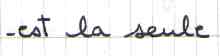 est la seule